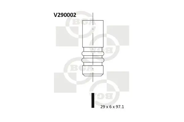 Einlassventil BGA V290002