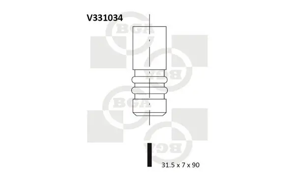 Auslassventil BGA V331034