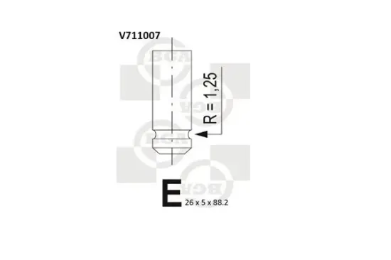 Einlassventil BGA V711007 Bild Einlassventil BGA V711007