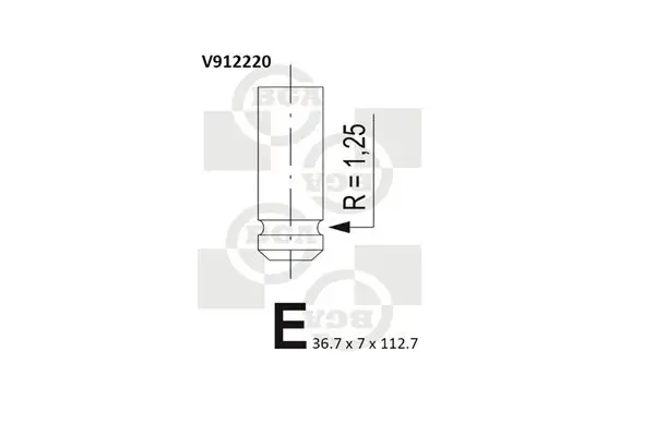 Einlassventil BGA V912220