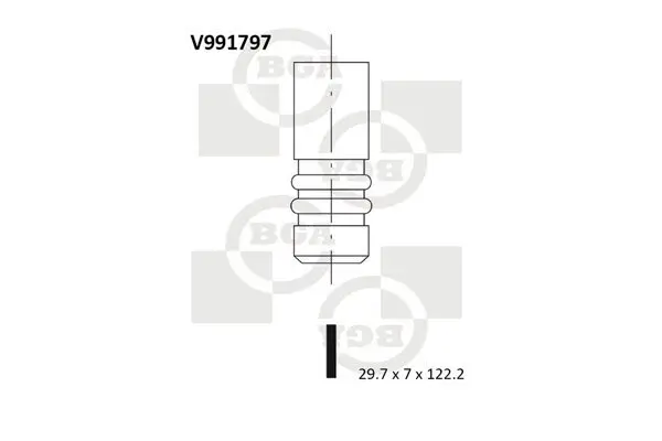 Einlassventil BGA V991797