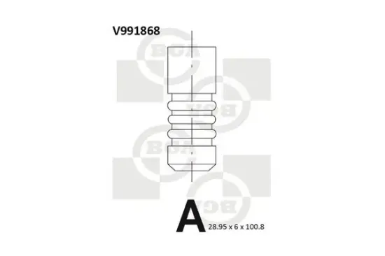 Auslassventil BGA V991868 Bild Auslassventil BGA V991868