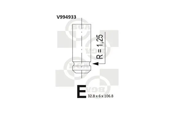 Einlassventil BGA V994933