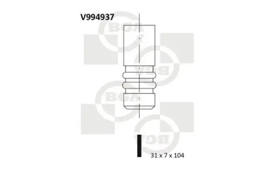 Einlassventil BGA V994937 Bild Einlassventil BGA V994937