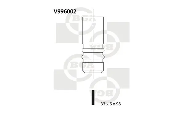 Einlassventil BGA V996002