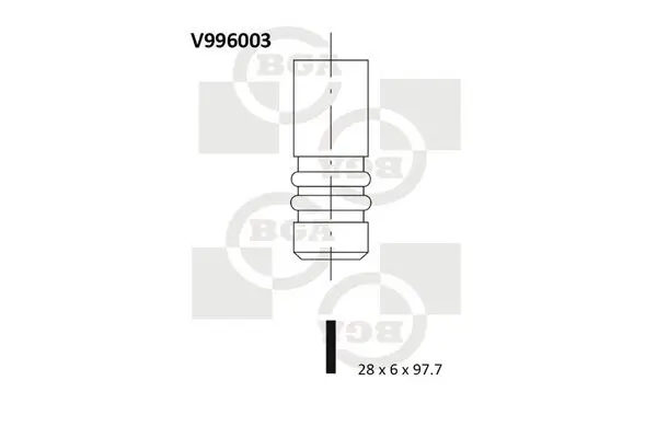 Auslassventil BGA V996003