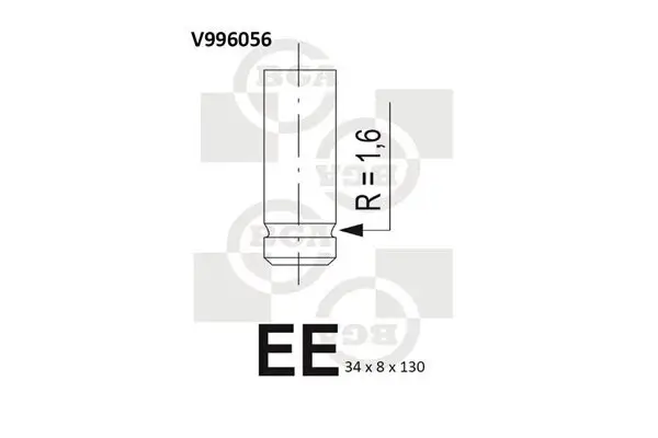 Auslassventil BGA V996056