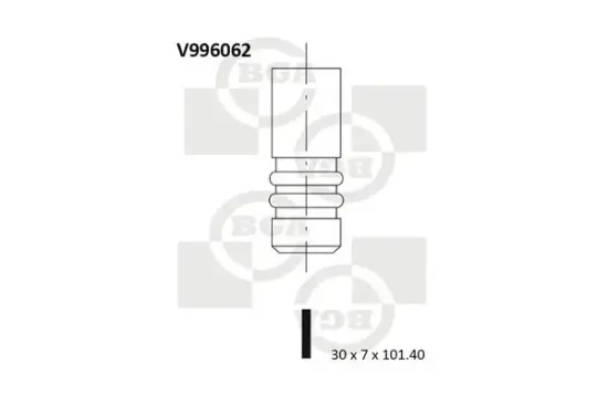 Auslassventil BGA V996062 Bild Auslassventil BGA V996062