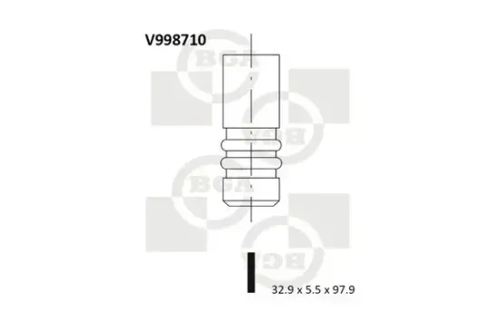 Einlassventil BGA V998710 Bild Einlassventil BGA V998710