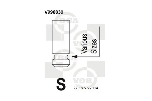 Auslassventil BGA V998830