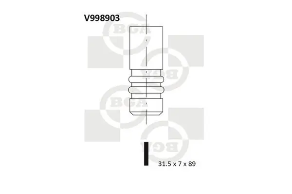 Auslassventil BGA V998903