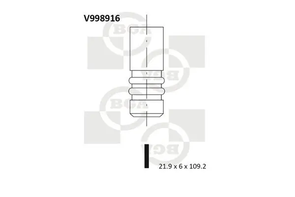 Einlassventil BGA V998916