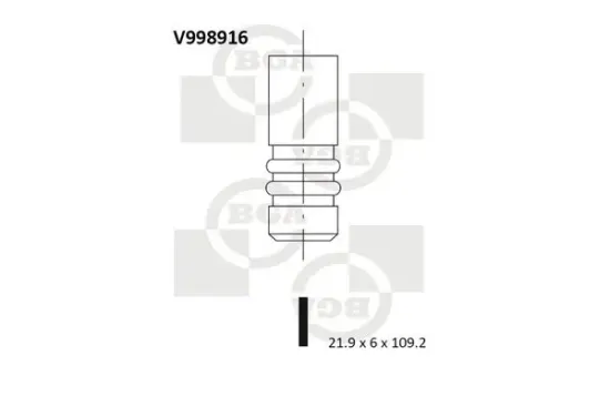 Einlassventil BGA V998916 Bild Einlassventil BGA V998916