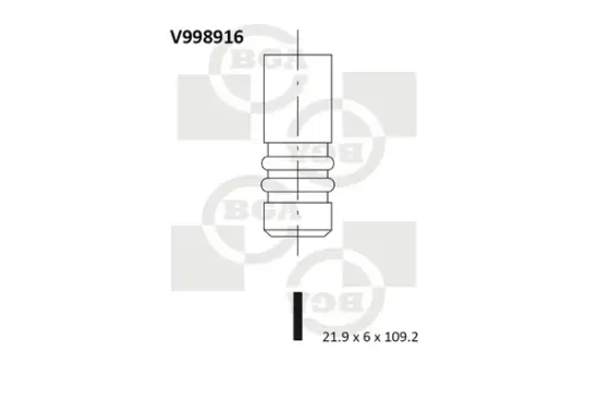 Einlassventil BGA V998916 Bild Einlassventil BGA V998916