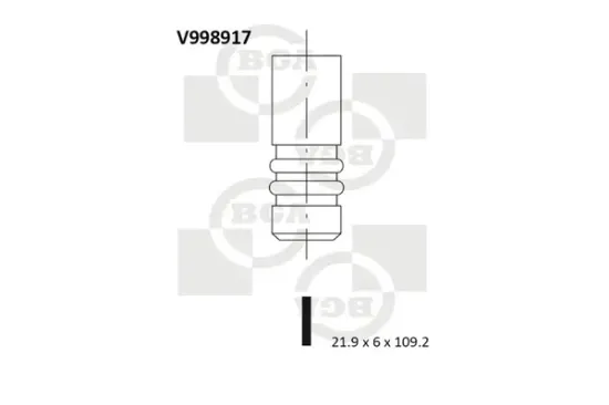 Auslassventil BGA V998917 Bild Auslassventil BGA V998917
