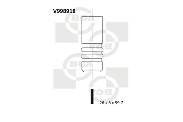Einlassventil BGA V998918