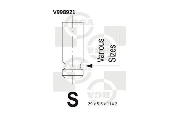 Auslassventil BGA V998921