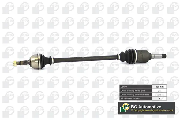 Antriebswelle Vorderachse rechts BGA DS1400R