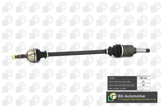 Antriebswelle Vorderachse rechts BGA DS1400R Bild Antriebswelle Vorderachse rechts BGA DS1400R