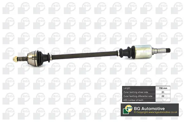 Antriebswelle Vorderachse rechts BGA DS1405R