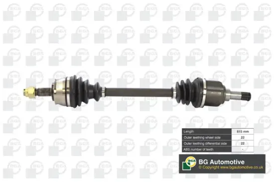 Antriebswelle Vorderachse links BGA DS2201L Bild Antriebswelle Vorderachse links BGA DS2201L