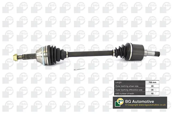 Antriebswelle Vorderachse links BGA DS2351LA