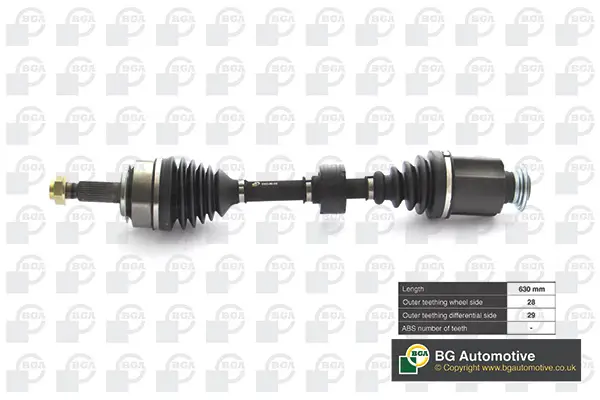 Antriebswelle Vorderachse rechts BGA DS2519R