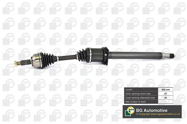 Antriebswelle Vorderachse rechts BGA DS3300R