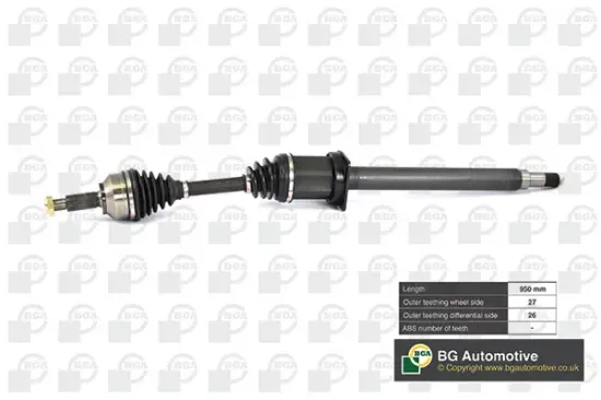 Antriebswelle Vorderachse rechts BGA DS3300R Bild Antriebswelle Vorderachse rechts BGA DS3300R