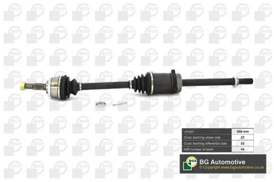 Antriebswelle Vorderachse rechts BGA DS6304RA Bild Antriebswelle Vorderachse rechts BGA DS6304RA