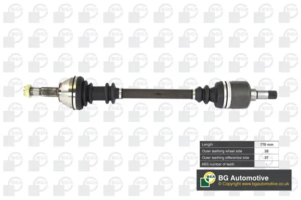 Antriebswelle Vorderachse links BGA DS6710L