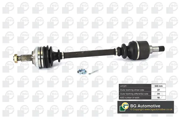 Antriebswelle Vorderachse links BGA DS6713L