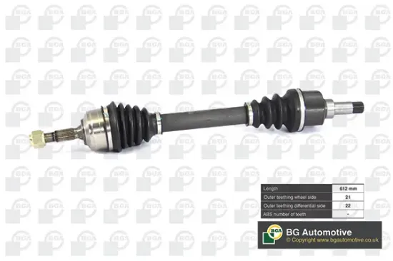 Antriebswelle Vorderachse links BGA DS6714L Bild Antriebswelle Vorderachse links BGA DS6714L