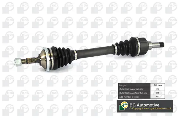 Antriebswelle Vorderachse links BGA DS6714LA