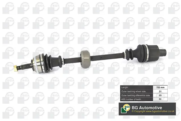 Antriebswelle Vorderachse rechts BGA DS7300RA