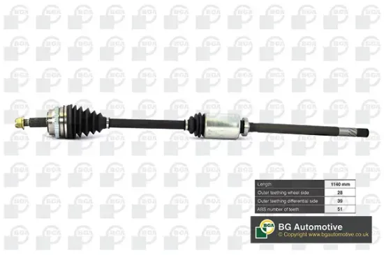 Antriebswelle Vorderachse rechts BGA DS7335RA Bild Antriebswelle Vorderachse rechts BGA DS7335RA