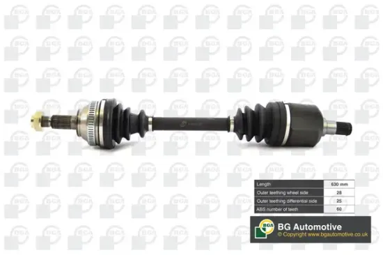 Antriebswelle Vorderachse links BGA DS7513L Bild Antriebswelle Vorderachse links BGA DS7513L