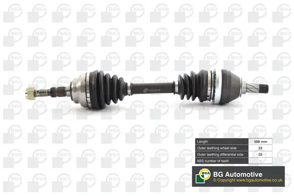 Antriebswelle Vorderachse links BGA DS9505L