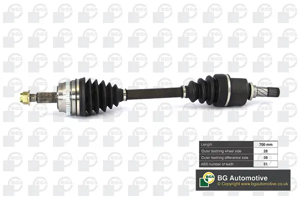 Antriebswelle Vorderachse links BGA DS9528L