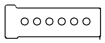 Dichtungssatz, Zylinderkopfhaube BGA RK6339 Bild Dichtungssatz, Zylinderkopfhaube BGA RK6339
