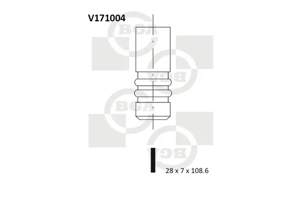 Auslassventil BGA V171004