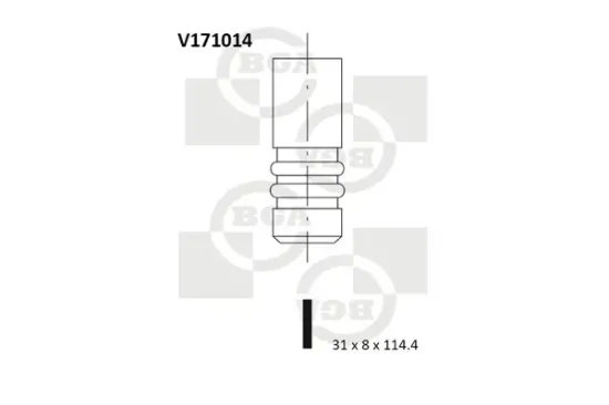 Auslassventil BGA V171014 Bild Auslassventil BGA V171014