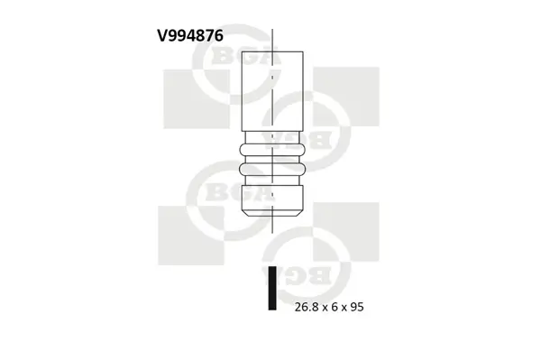 Einlassventil BGA V994876
