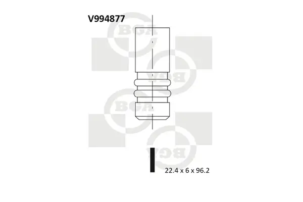 Auslassventil BGA V994877