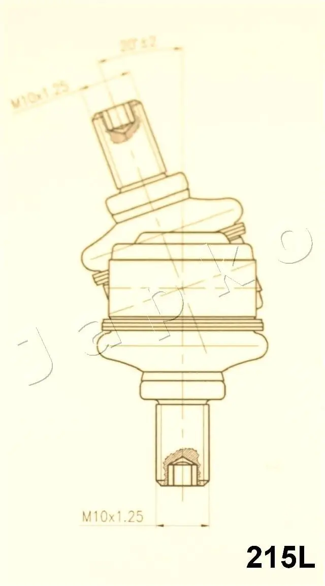 Stabilisator, Fahrwerk vorne links JAPKO 106215L