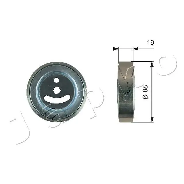 Umlenk-/Führungsrolle, Keilrippenriemen JAPKO 129817