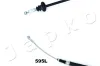 Seilzug, Feststellbremse hinten links JAPKO 131595L Bild Seilzug, Feststellbremse hinten links JAPKO 131595L
