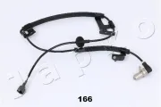 Sensor, Raddrehzahl Vorderachse links JAPKO 151166