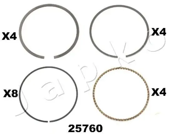 Kolbenring JAPKO 425760J Bild Kolbenring JAPKO 425760J