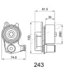 Riemenspanner, Zahnriemen JAPKO 45243 Bild Riemenspanner, Zahnriemen JAPKO 45243